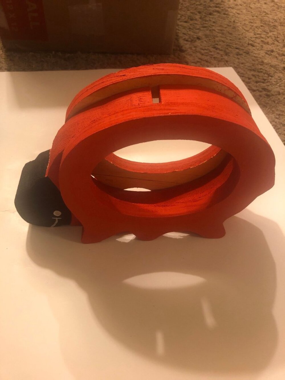 Kid’s ladybug bank craft project - Picture 4 of 4